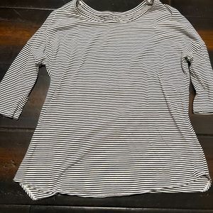 Black and white striped American Eagle shirt